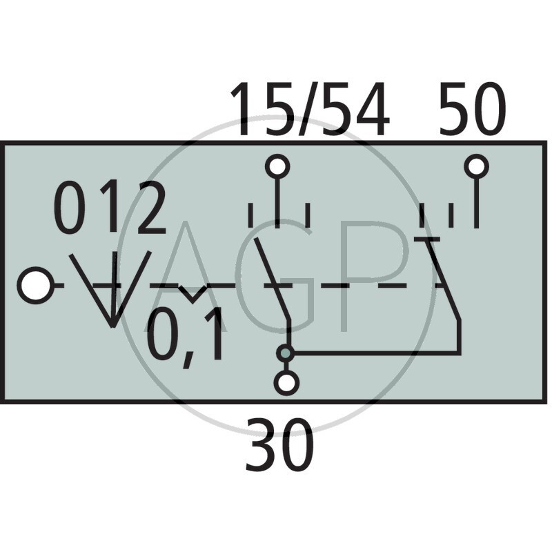 BOSCH Spínač zapalování 12 V / 24 V