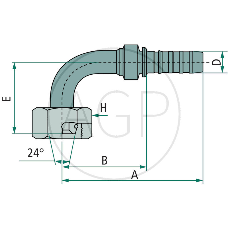 PNB 10 DKOL M18x1,5 (12L)90°