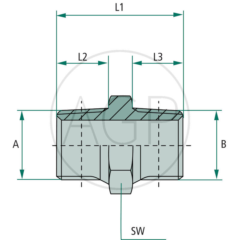 GA 1/4 M-NPT x 1/4 M-NPT