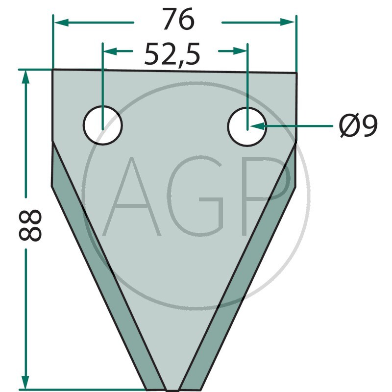 Náhradní nůž pro krmný vůz AGM, Faresin