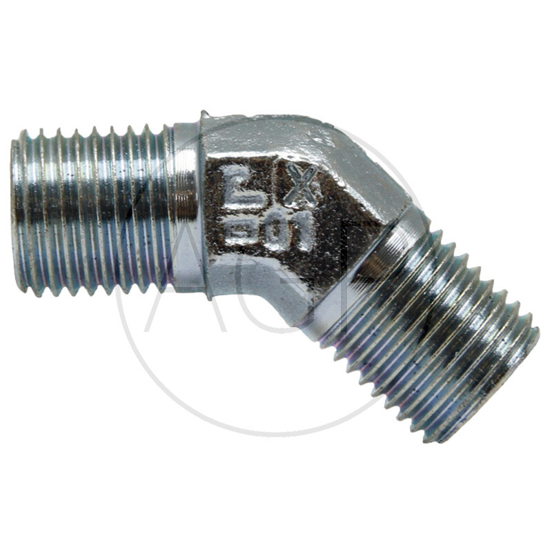 WA 3/8 M-BSP x 3/8 M-BSP 45°