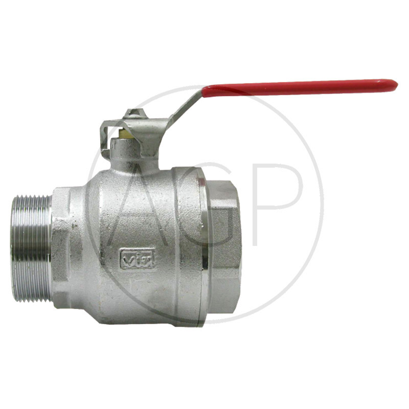 Kulový kohout, přípoj 3/8, 2-cestný, montážní délka 47 mm