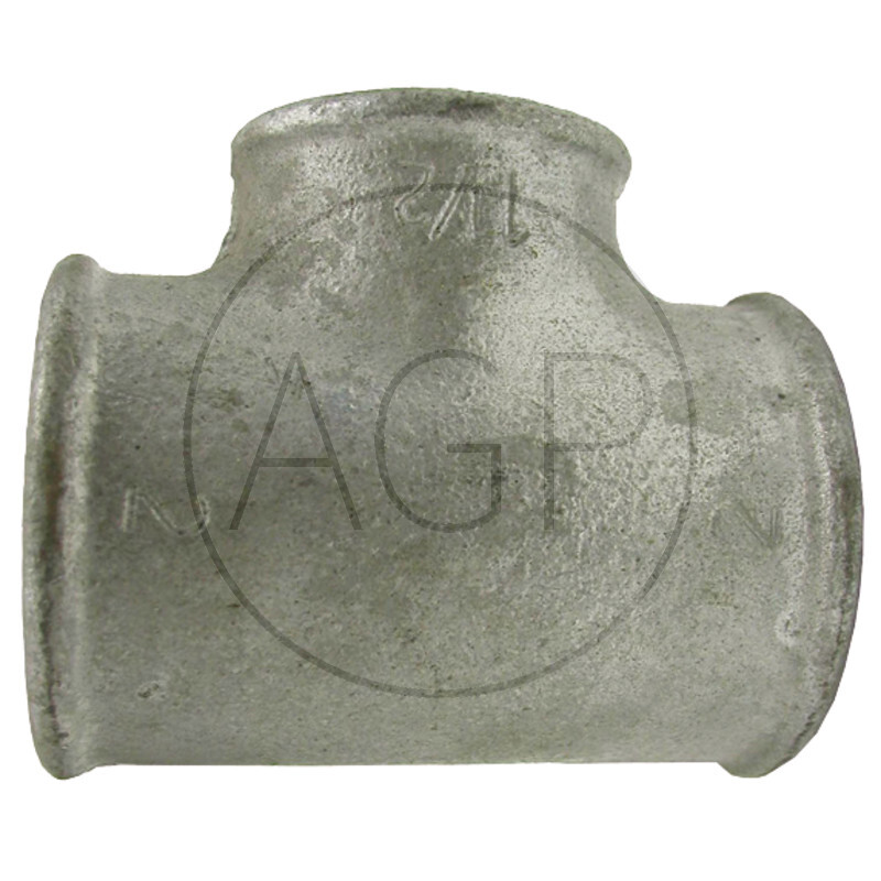 T-kus na vodní instalace, s průměrem A 2, B 1 1/2, C 2