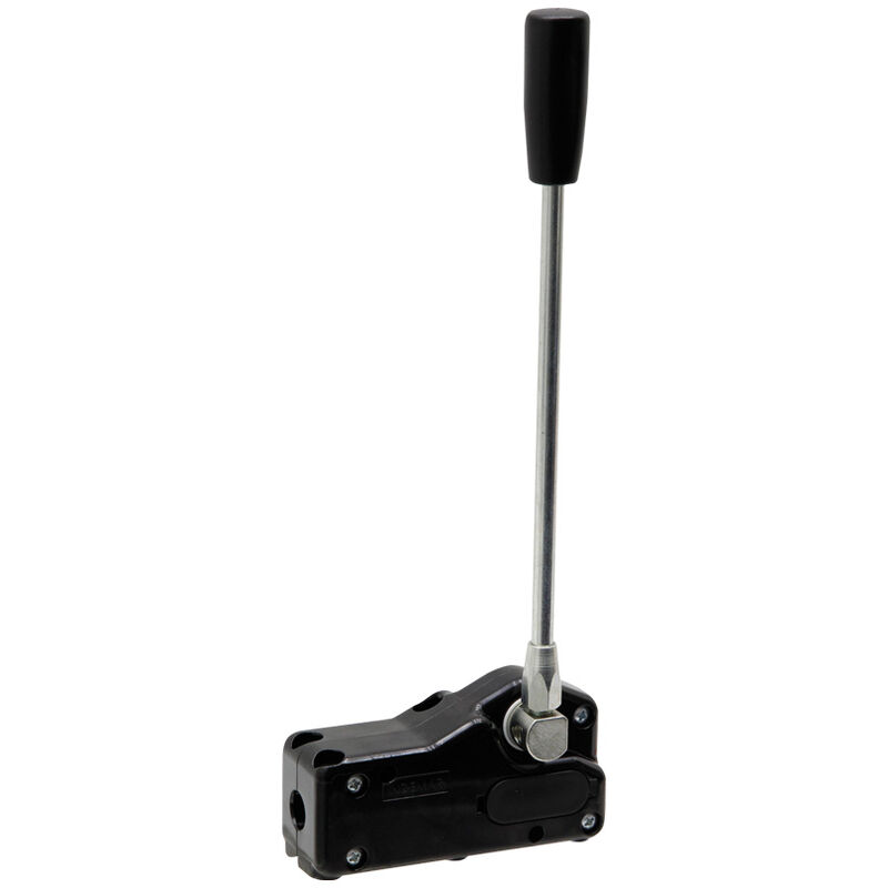 Páka pro ovládání hydraulického rozvaděče pomocí lanovodů