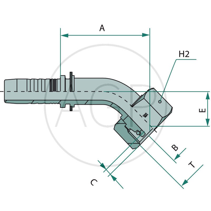 PN 06 DKOS M14x1.5 45° (6S)
