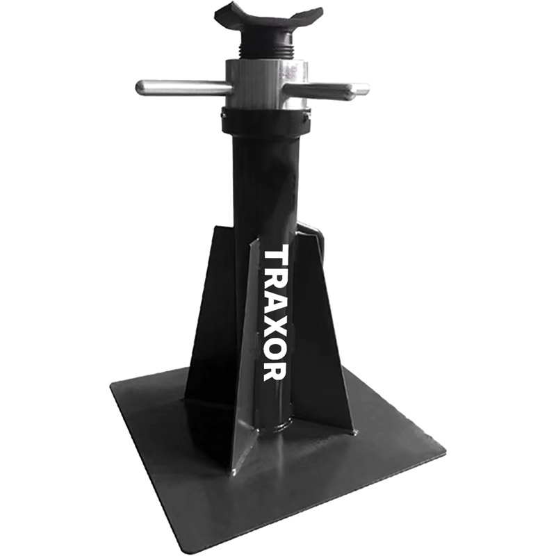 Výškově stavitelná podstavná stolice TRAXOR – nosnost 20 t, výška 665–1090 mm