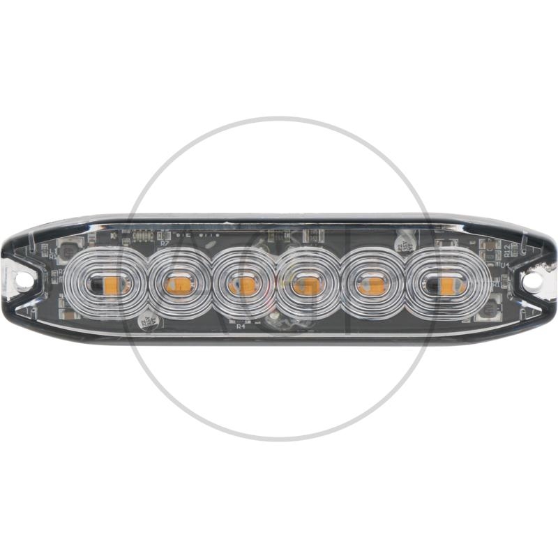 LED zábleskové výstražné žluté světlo