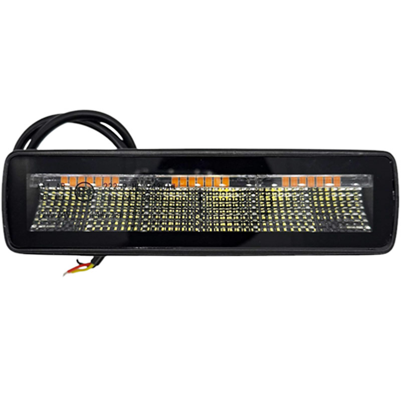 LED pracovní světlo s výstražným světlem v jednom o výkonu 61,5 W a světleným toku 2880 lm