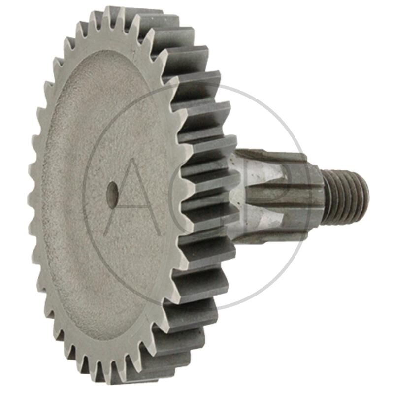 Ozubené kolo s hřídelí vhodné pro Kuhn, na typy GMD44, GMD55, GMD66