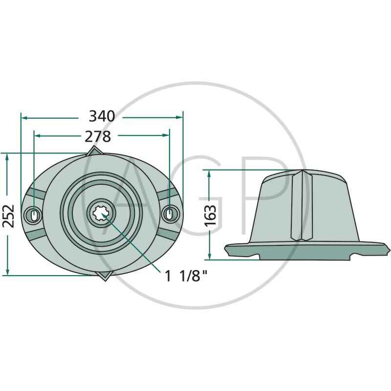 Žací kotouč pro Kuhn, na typy GMD 44, 55, 66, 77