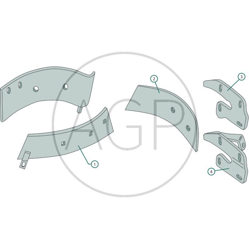 Zapravovací límec, levé provedení, vhodný pro Lemken