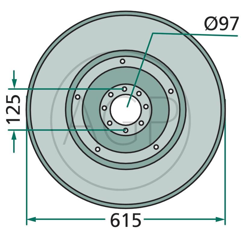 Kluzný talíř žacího stroj Pöttinger, na typy Cat 270F