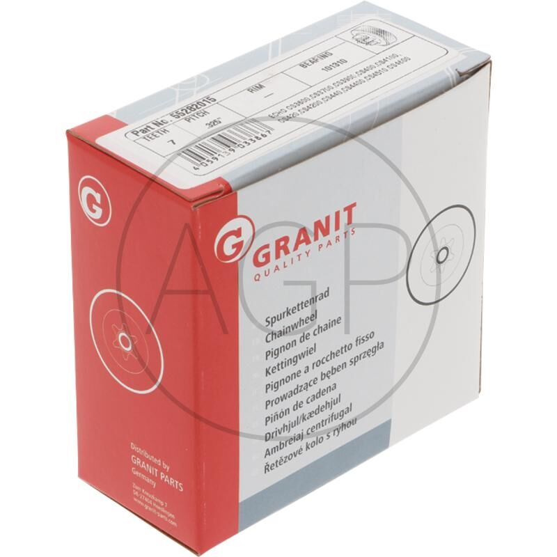 Řetězové kolo s rýhou