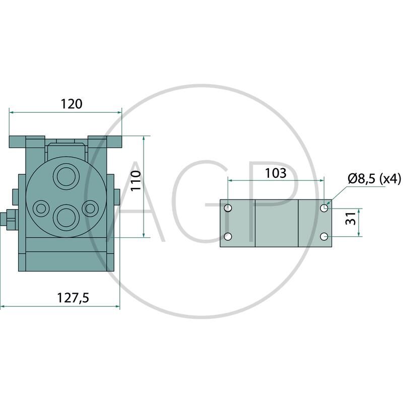 Samec 2P208-2-2/22M C