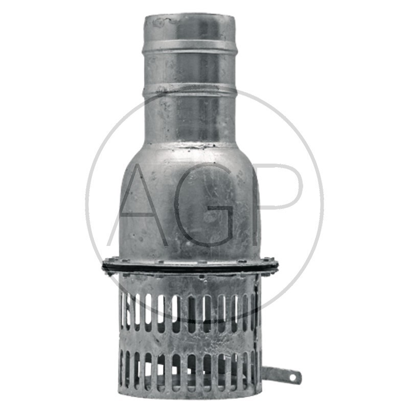 Vertikální patní ventil 5 z ocelového plechu kapacita 120 m3/h