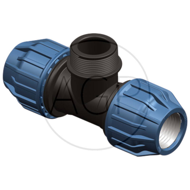 T-kus na vnější průměr 16 mm, přípoj 3/4