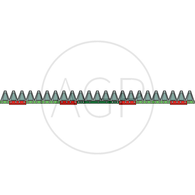 Nůž žací lišty ESM o délce 970 mm s počtem 19 čepelí, FL 2+3 / 6+7