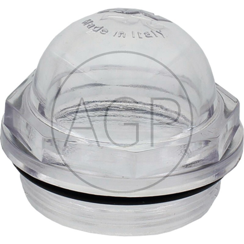 MZ průhledný kryt na sifon typ 0250 závit 2 z plexiskla pro fekální vozy