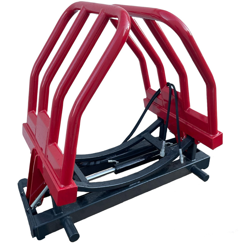 Kleště na balíky sena a slámy do čelního nakladače s euro úchytem do průměru 180 cm