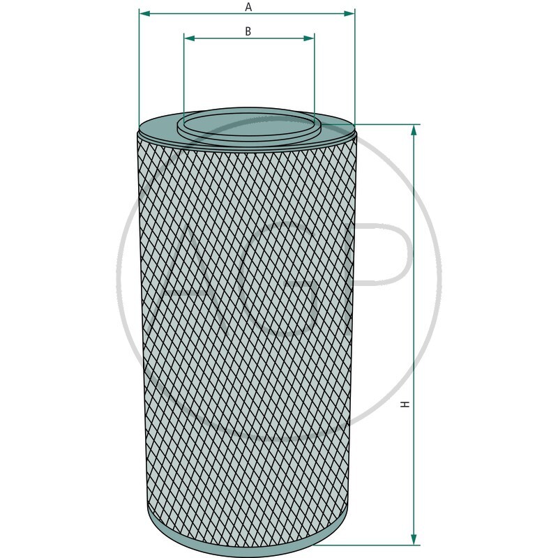 FLEETGUARD AF25551 vzduchový filtr primární vhodný pro John Deere, Kubota, New Holland