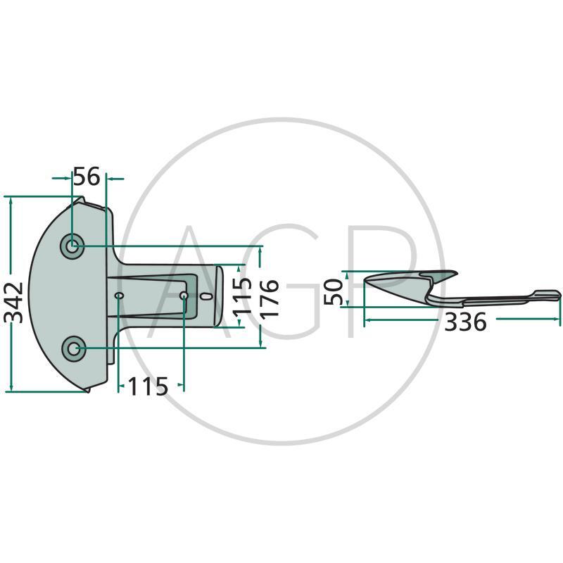 Skluznice pro Kuhn, na  série GMD