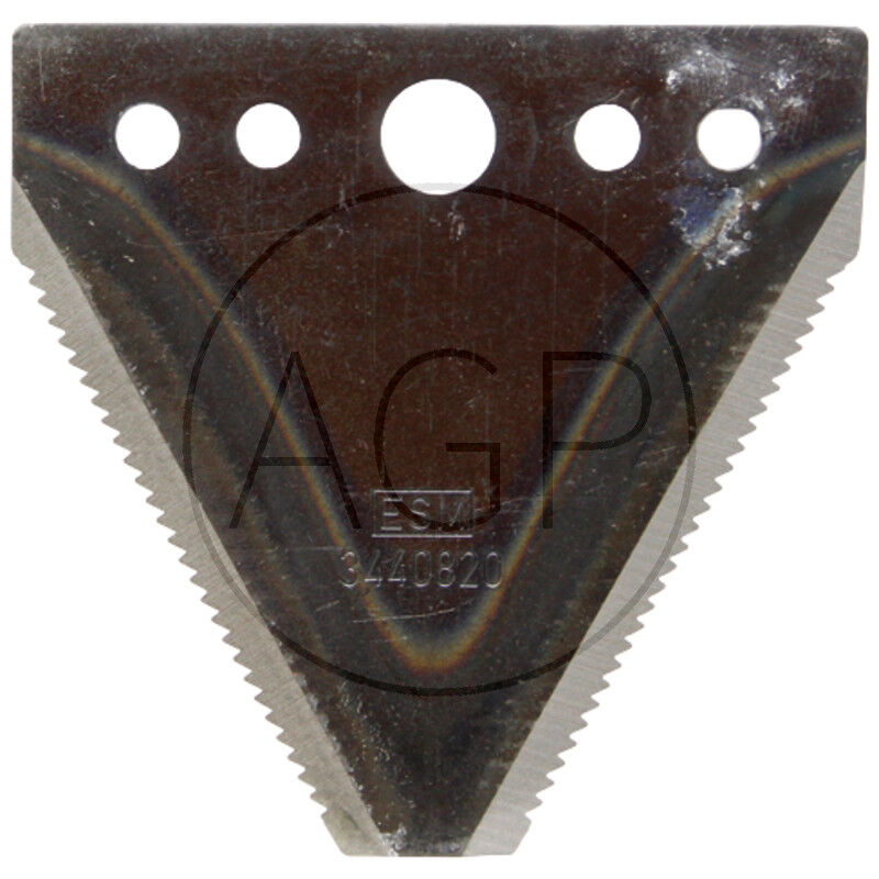 Jednoduchá čepel počet děr 5, délka 75 mm, šířka 76 mm, otvor 5,5 mm