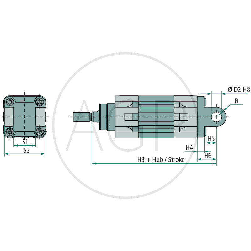 ZTI-BEF-B-125 Otočné vidlicové upevnění