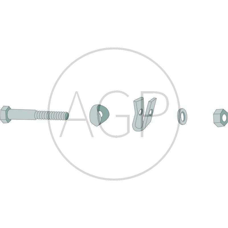 Upevnění pera obraceče komplet vhodné pro Niemeyer Rebel všechny stroje mimo HR 280, 751