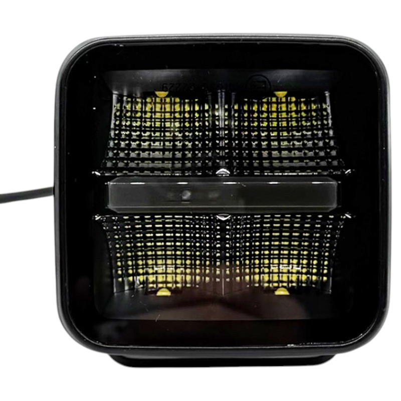 Pracovní LED světlo 12/24 V s oranžovo-bílým obrysovým světlem o světelném výkonu 2779 lm