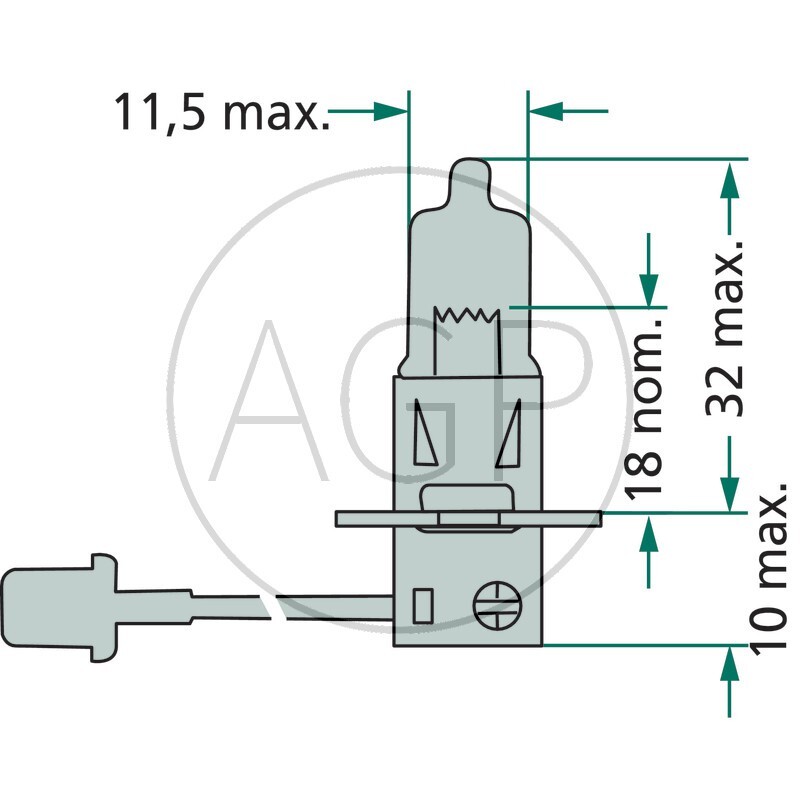 Philips Halogenová žárovka H3 pro mlhová a pracovní světla