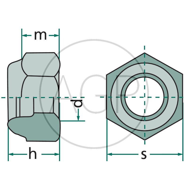 Uzavírací matice o průměru 20 mm pro Vicon/PZ