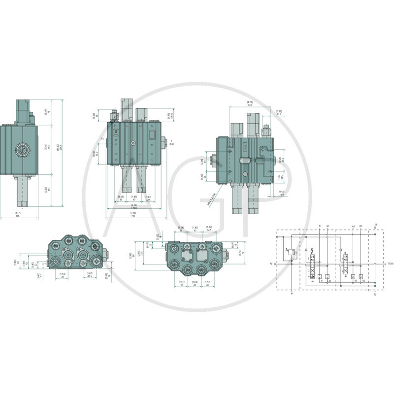 Ventil čelního nakladače LVM92B-R