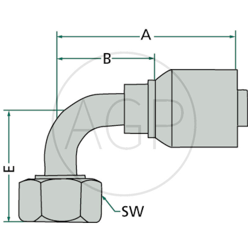 PNE 10 DKOL M18x1.5 90° (12L)