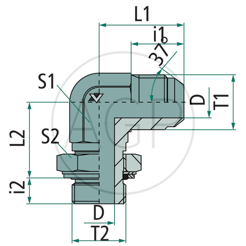 WEE AGJ 9/16 - BSPP 1/4 VA