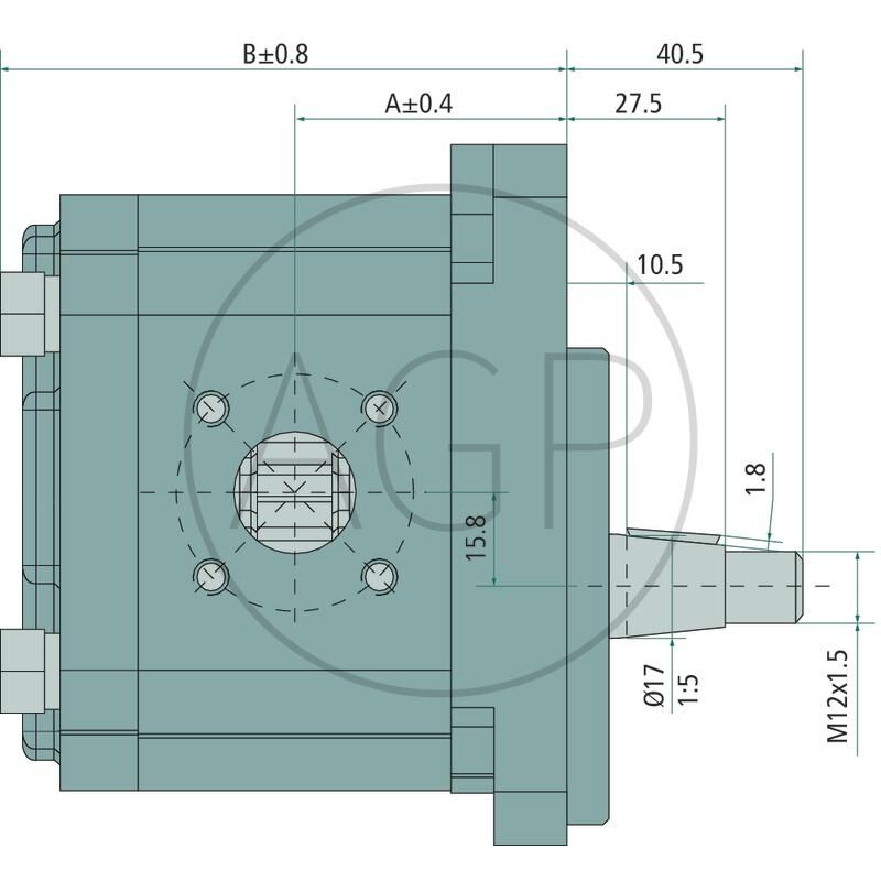 Hydraulické čerpadlo s výkonem 16,8 cm³ / ot. pro Lindner
