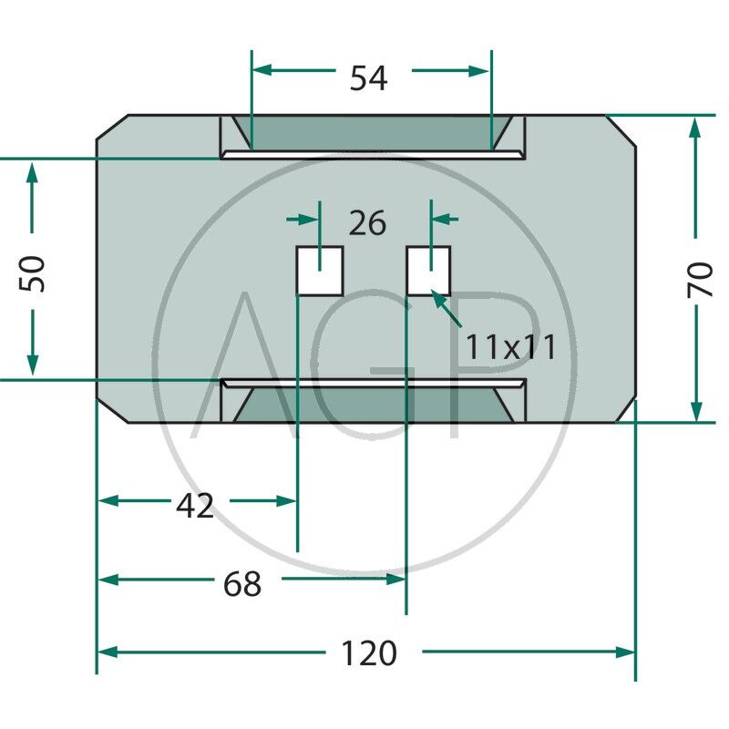 Plechová stěrka pro Rau