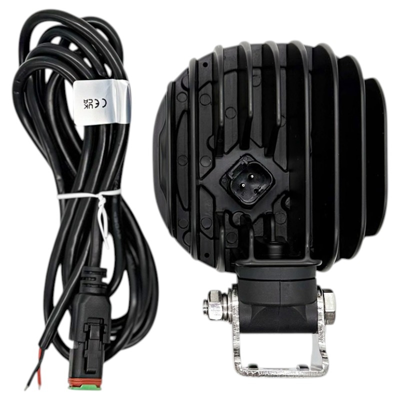 Modré LED pracovní světlo pro postřikovací ramena 12/24 V | DEUTSCH | IP67/IP6K9K