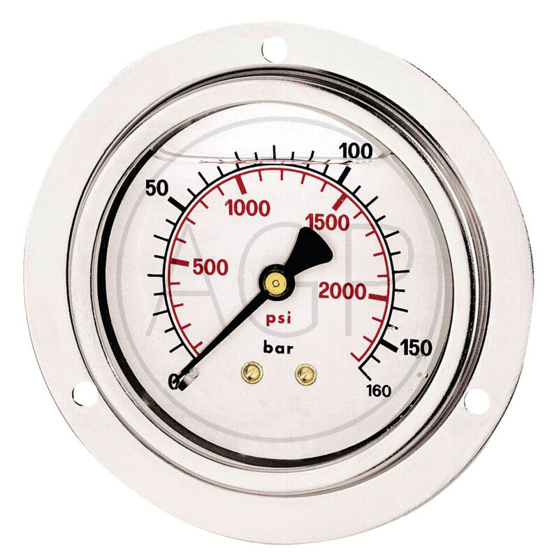 M-FGH-63-0/1-1/4-VA-bar/psi Trubkový pružinový manometr