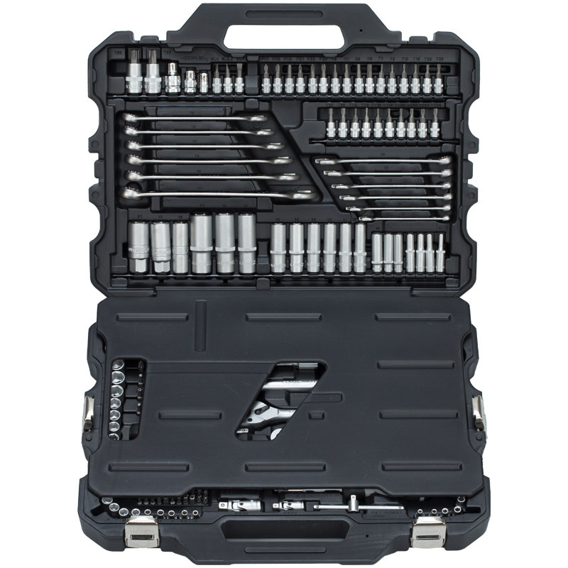Sada nástrčných klíčů metrická Black Edition o velikosti 1/4“, 3/8“, 1/2“ v sadě 211 dílů