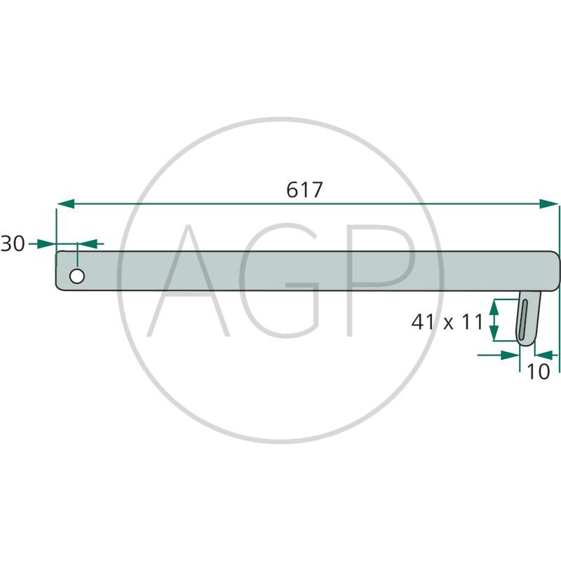 Rameno pera pro Kuhn, na typy GA 3501S, 3501GM