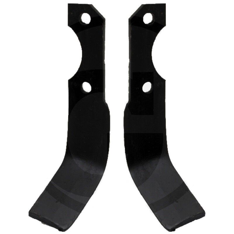 Frézovací ohlý pravý nůž o rozměru 168 x 65 mm pro půdní frézy Bertolini