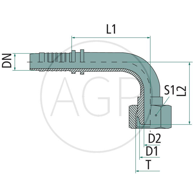 PN 40 DKL 42 L 90° VA