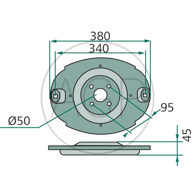 Žací kotouč pro Niemeyer, na typy SM 260FZC, 310C, 310FZC, 750C
