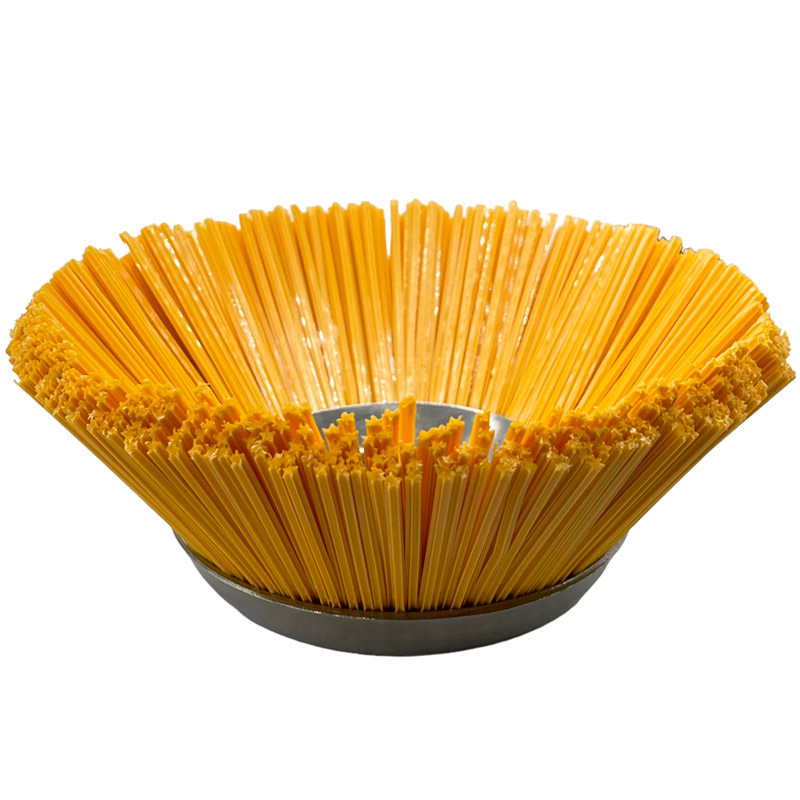 Plastový kuželový kartáč na plevel vnější průměr 210 mm otvor 20 mm ke křovinořezu