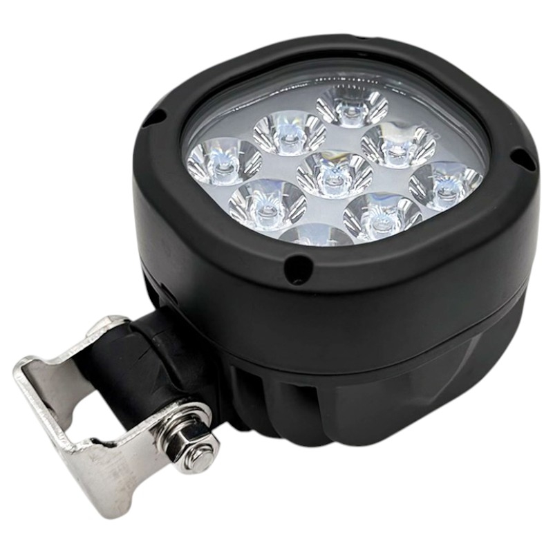 Modré LED pracovní světlo pro postřikovací ramena 12/24 V | DEUTSCH | IP67/IP6K9K