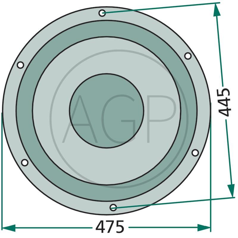Podpěrný talíř pro Deutz-Fahr, Kuhn, Vicon/PZ