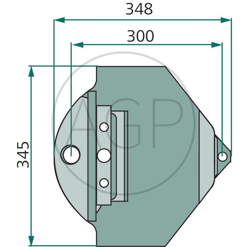 Skluznice pravá pro Deutz-Fahr, Vicon/PZ