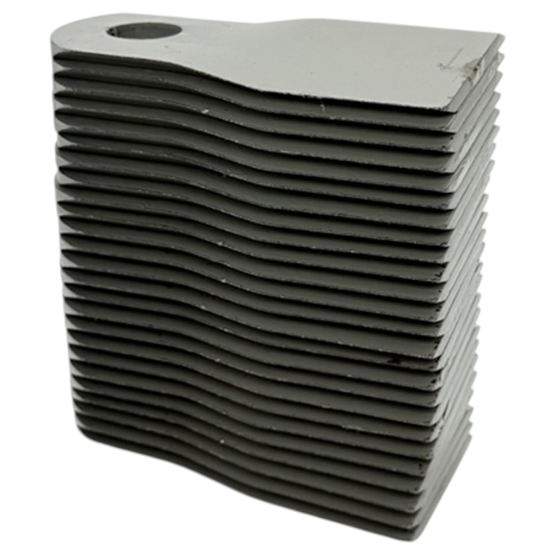 Sada 25 ks pravých nožů Kuhn K6807550 o rozměru 119x54 mm pro rotační diskové sekačky