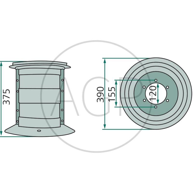 Žací buben pro Deutz-Fahr, Kuhn, Vicon/PZ, na série KM, PZ, CM