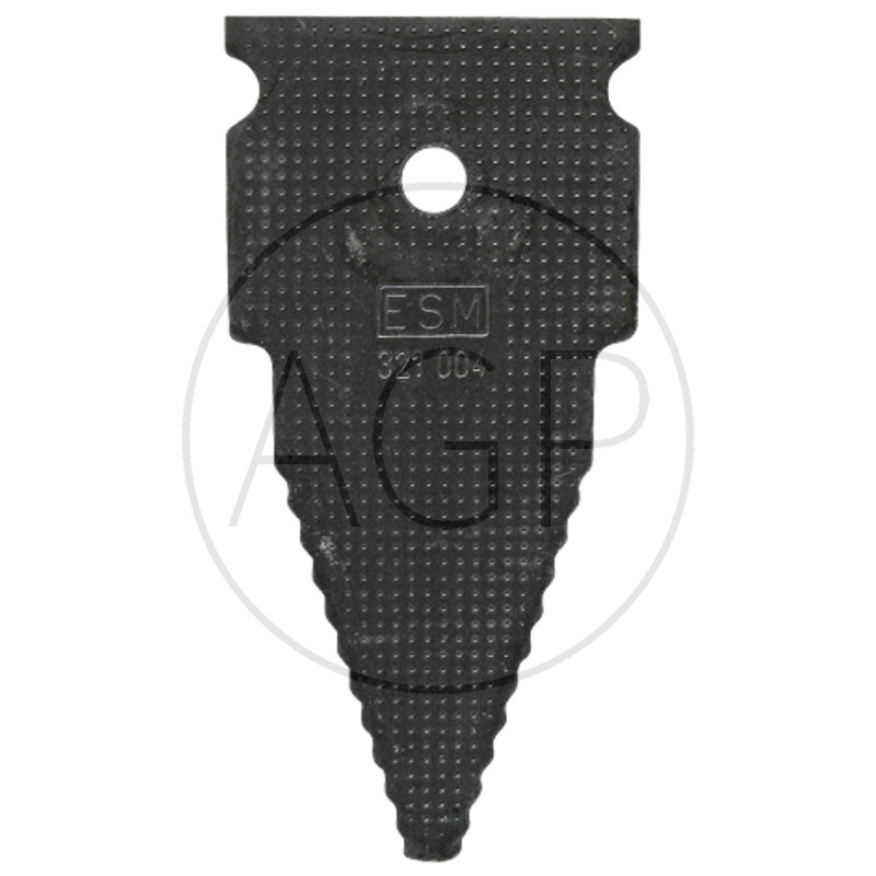 Čepel lišty o délce 106 mm a šířce 50,8 mm